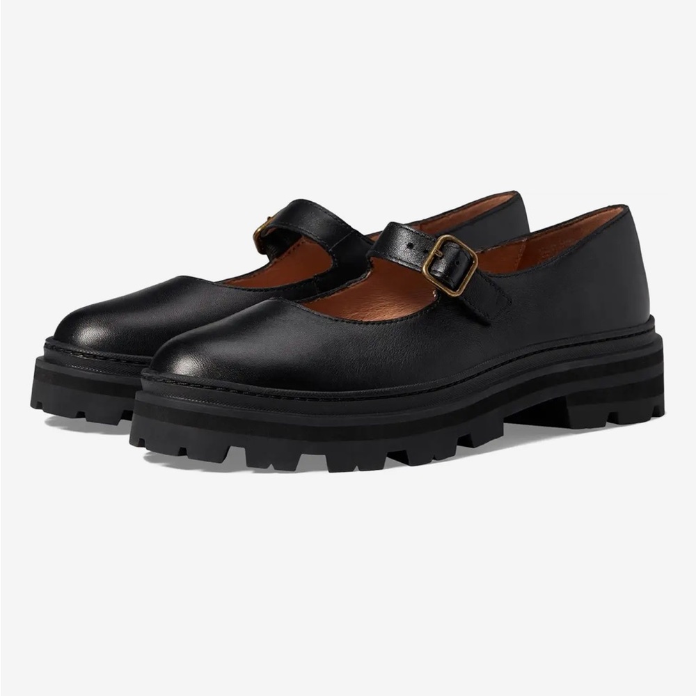 Madewell The Freya Platform Lugsole Mary Jane